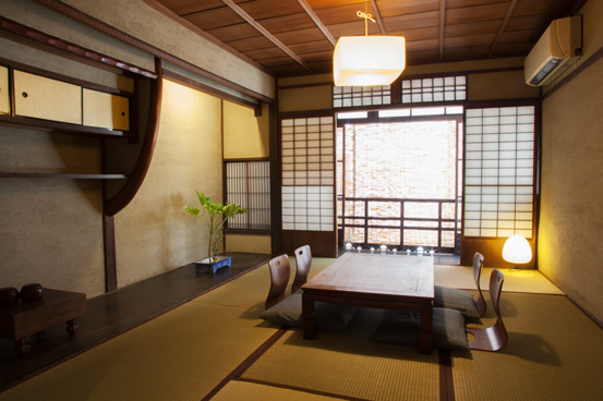 京都の御旅宿月屋：三日月の部屋 全景